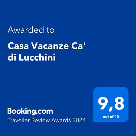 Casa Vacanze Ca' Di Lucchini San Benedetto Val di Sambro Zewnętrze zdjęcie